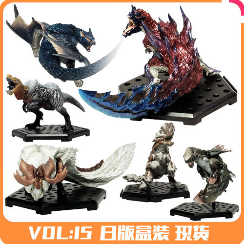 怪物猎人冰原VOL:15盒蛋手办斩龙猛牛龙土砂龙迅龙日版