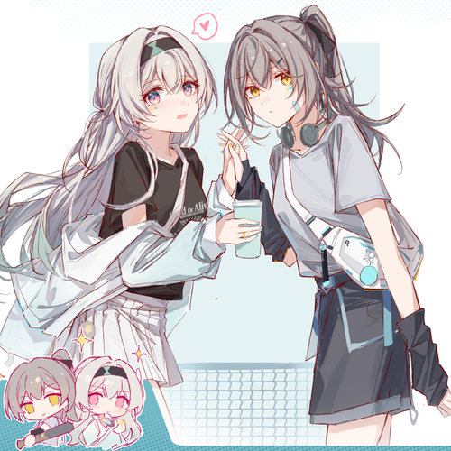 【鸦居老师】流萤X星印象服 同人周边立牌吧唧徽章