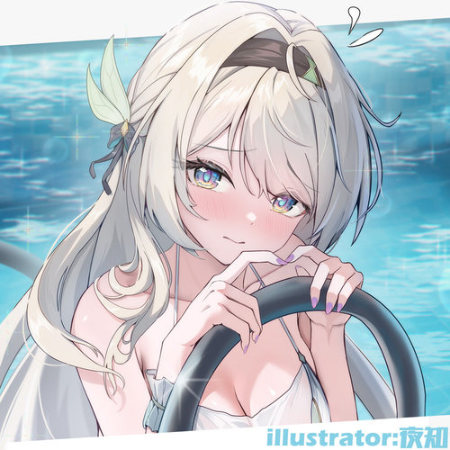 【夜知老师】星铁同人周边流萤泳装亚克力色纸