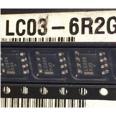全新LC03-6 LC03-6R2G 丝印LC036 电路保护IC 进口原装