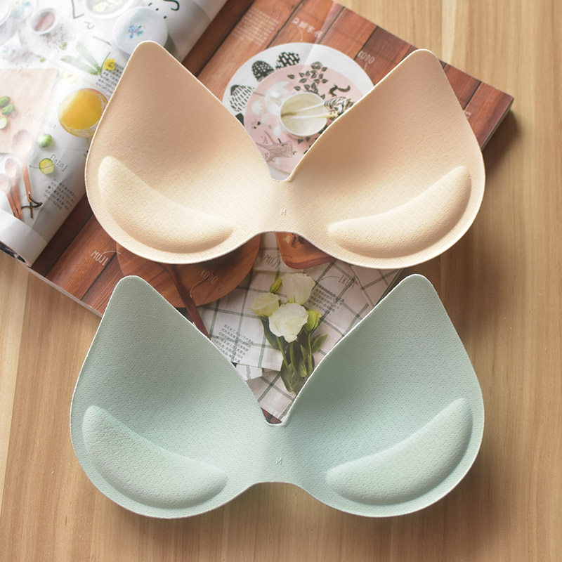 乳胶胸垫插片聚拢加厚女文胸内衬垫替换运动背心内衣美背海绵垫子