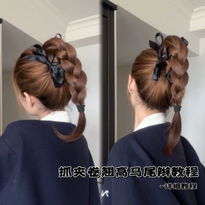 黑色蝴蝶结爪夹抓卡女高级发量多发夹8字刘海发饰,饰品/流行首饰/时尚饰品新,发饰,淘宝优惠券,粉丝福利购,淘宝优惠卷