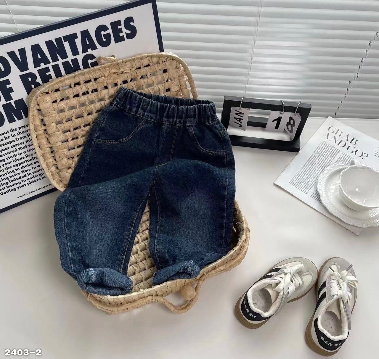 男童秋季新款男童后口袋牛仔裤男宝秋装儿童长裤韩版童装