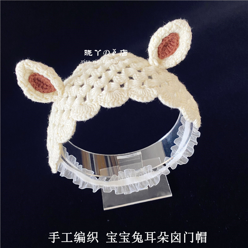 夏季宝宝脑门帽纯棉婴儿护囟门帽