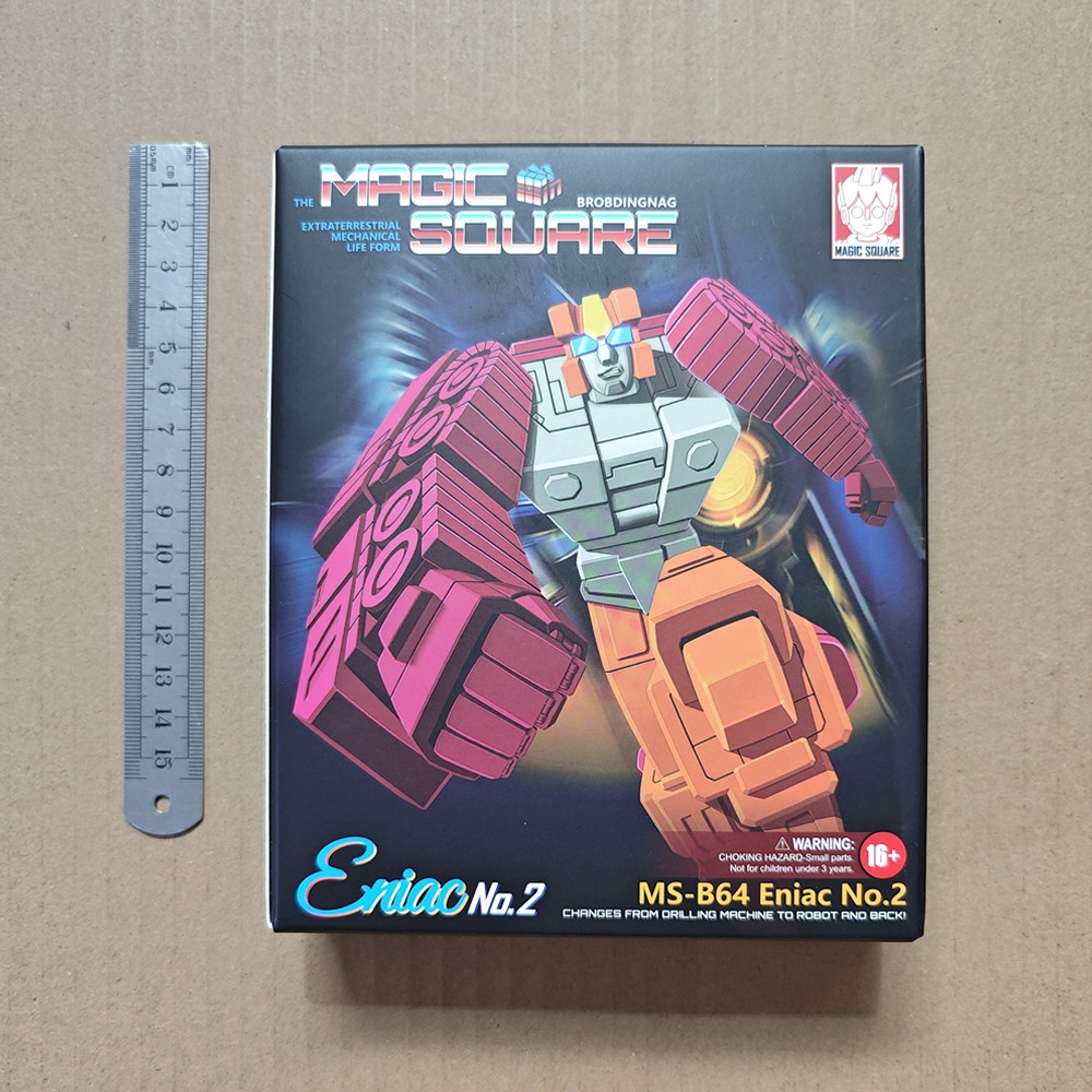 现货包邮 魔方MS-TOYS MSB64 钻头 计算王组合成员小比例变形玩具 - 实物图