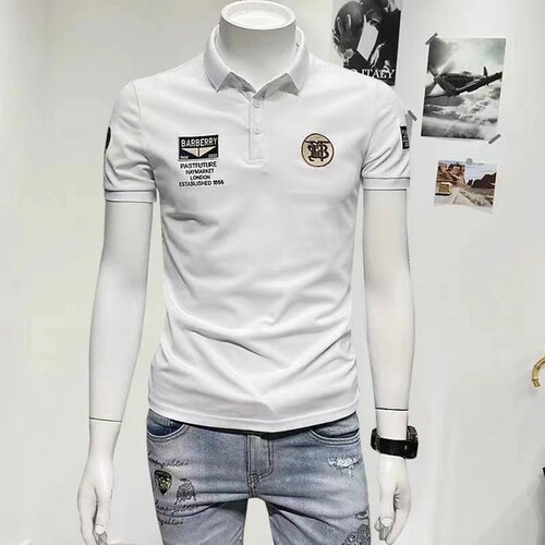 潮牌夏季短袖刺绣POLO