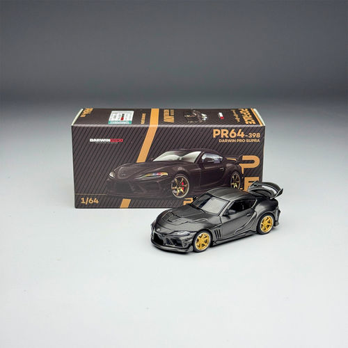 POPRACE  1:64 丰田Supra A90 DarwinPRO达尔文 66G 合金汽车模型