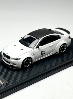 Fine model FM 1:64 LB宝马M3 E92 LB宽体改装合金汽车模型