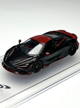 现货 CM Model 1:64 迈凯伦 765LT 全碳红 合金汽车模型