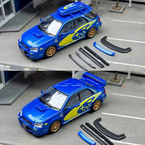 Furuya164斯巴鲁STI8代合金车模
