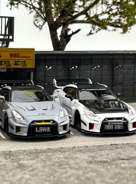 现货 CM Model 1:64 日产 GTR R35 RR LB 宽体 合金汽车模型 收藏