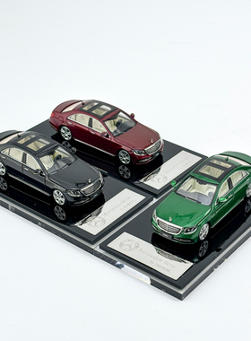 Glory Model 1:64 奔驰 Benz S320L W222 黑色 合金汽车模型