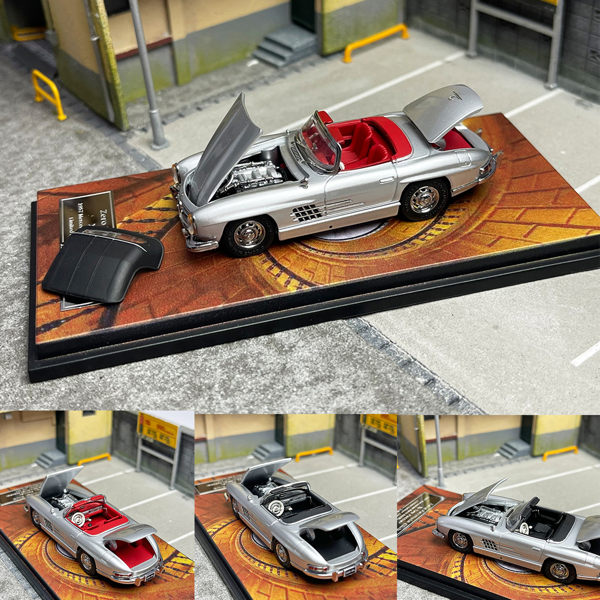 Zero formula Toy_Father 1:64 奔驰300sl 老爷车 合金汽车模型 玩具/童车/益智/积木/模型 合金车/玩具仿真车/收藏车模 原图主图