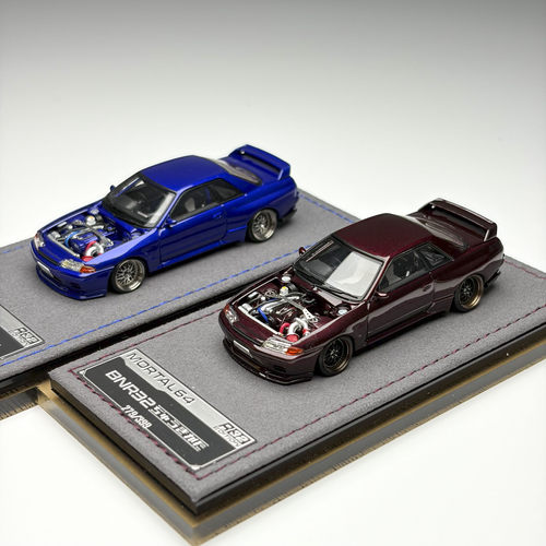Mortal 1:64 R32 Artist NISSAN BNR32 合金汽车模型