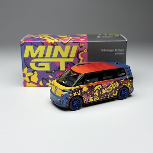 MINIGT 1:64 #1159 大众Volkswagen 面包车 Buzz KW 合金汽车模型