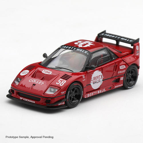 MINIGT 1:64 #1362马自达Mazda AZ-1 Liberty Walk红合金汽车模型