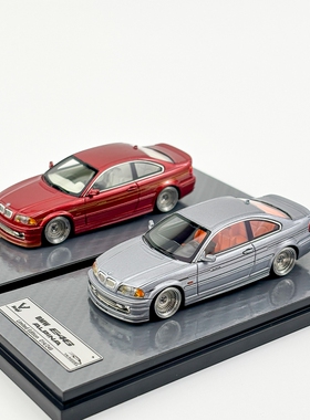 现货 YM1:64 宝马M3 MK4 E46 改装B3阿尔宾娜 树脂汽车模型