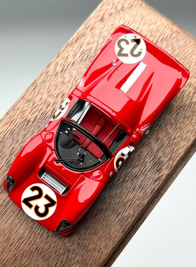 现货 DMH 1:64 330 P4 412P P3/4 1967 树脂汽车模型 收藏限量