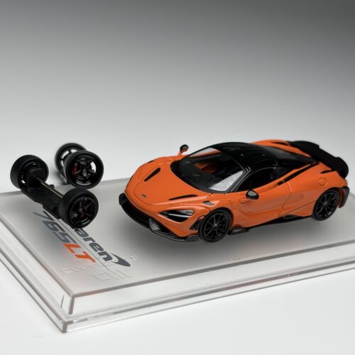 CM Model 1:64 迈凯伦765LT Mclaren 765LT 木瓜橙合金汽车模型