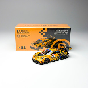 ARBOX AR 1:64 保时捷911 GT3 R泰国B-Quik 雪邦赛事合金汽车模型