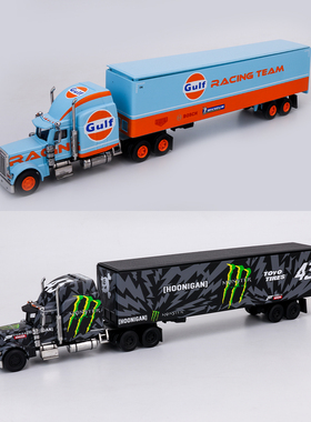 Fine works 64 1：64 彼得比尔特半挂拖车 合计汽车模型 收藏送礼