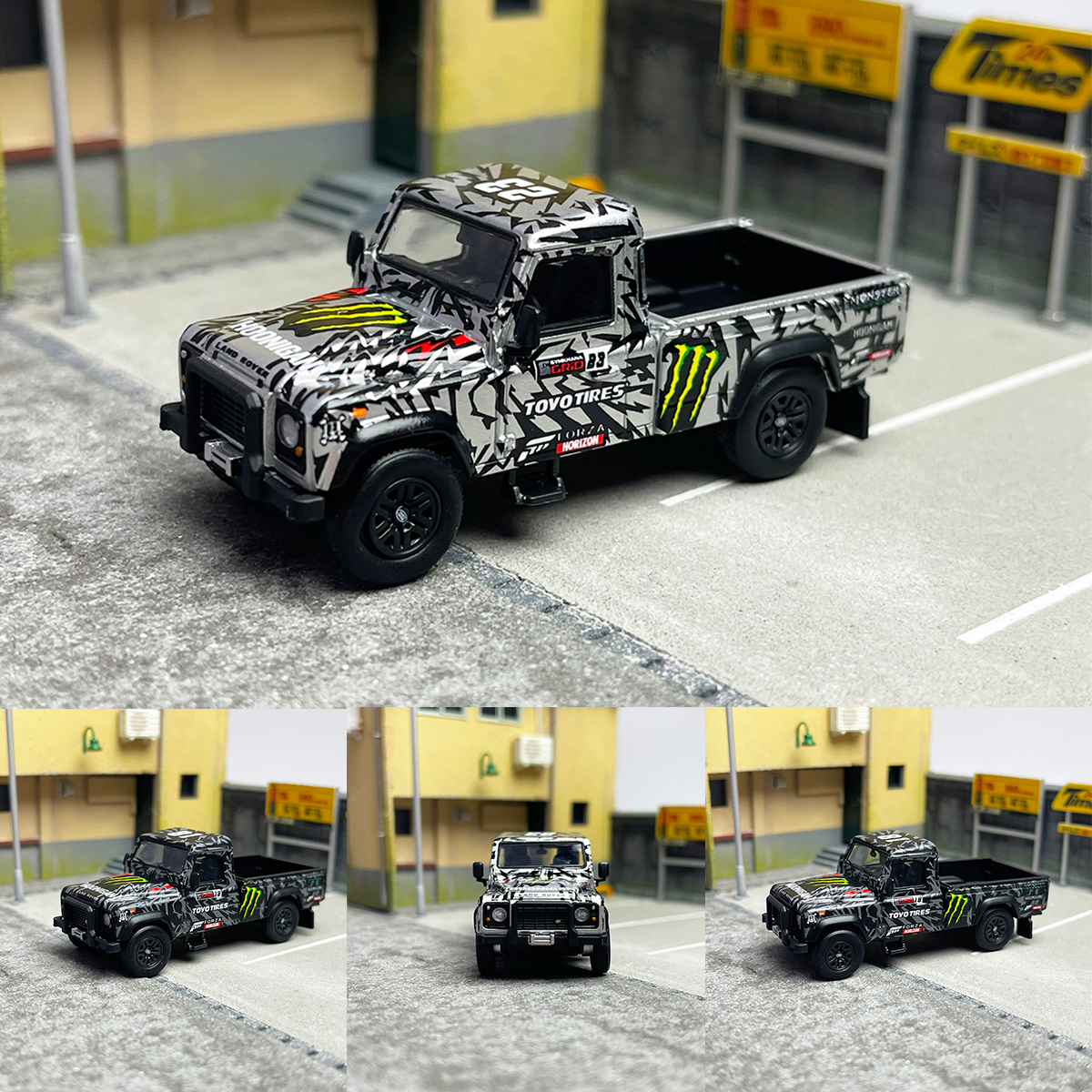 路虎卫士皮卡魔抓涂装Land