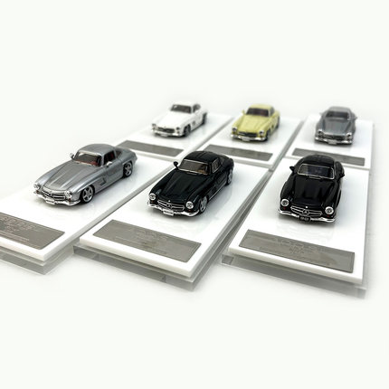 现货 MY 1:64 奔驰 300SL M64X 梅赛德斯 树脂汽车模型
