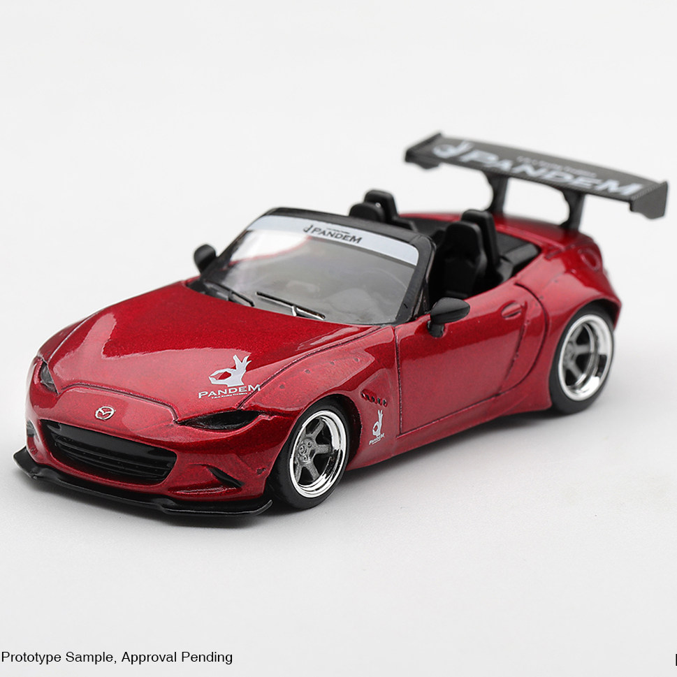 MINIGT 1:64 #1367 马自达 MX5 敞篷 红色 合金汽车模型图片