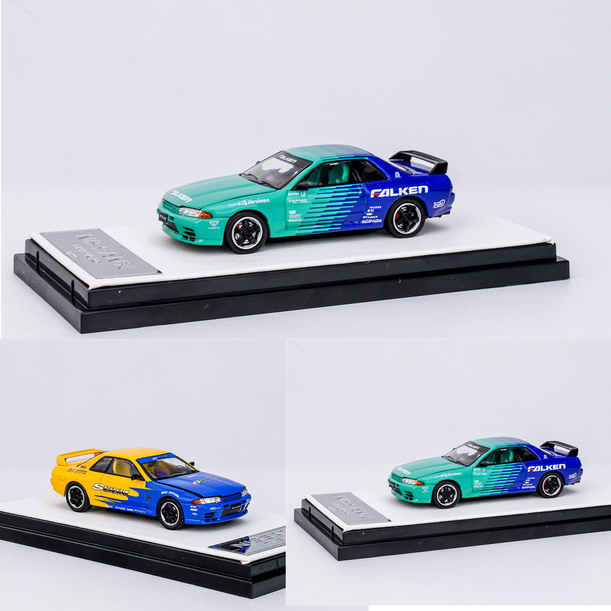 TM日产合金164开盖战神车模