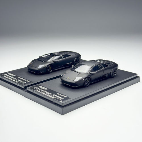 现货 PK 1:64 兰博基尼 Murcielago 蝙蝠 LP640 哑黑合金汽车模型