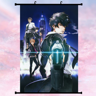 心理测量者周边海报慎导灼雏河翔动漫布料卷轴挂件客厅挂画现货