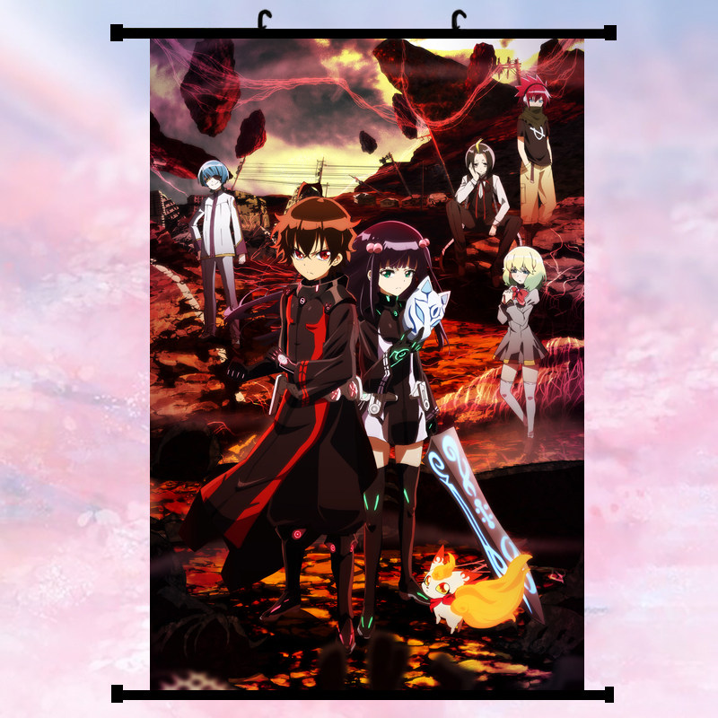 双星之阴阳师周边海报焰魔堂辘轳化野红绪动漫女孩背景壁画现货