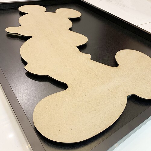 立体悬浮945片米老鼠异形拼图框