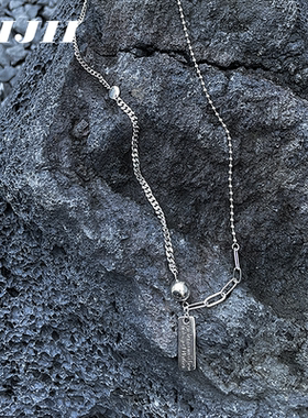 链界梵文吊坠多重拼接钛钢