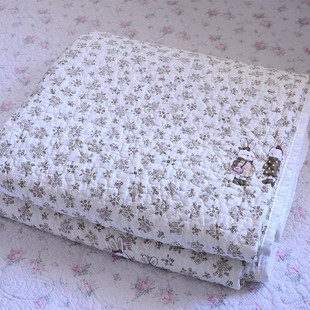 双面全棉床盖两面用纯棉绗缝被铺床榻榻米单件防滑床单四季通用