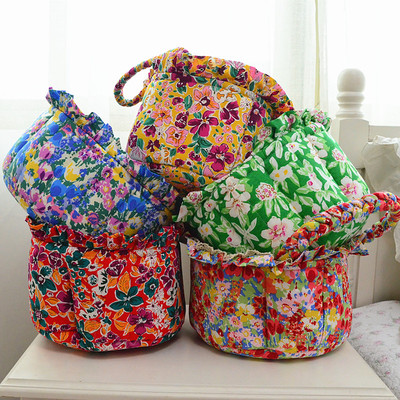 外贸韩式纯棉布艺玩具内衣收纳框