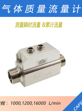 数显气体热式质量流量计CAFS5025测空气氮气氧气二氧化碳等RS485