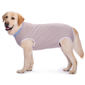 大型犬包肚术后服金毛拉布拉多断奶服护肚子绝育服防舔四脚背心薄