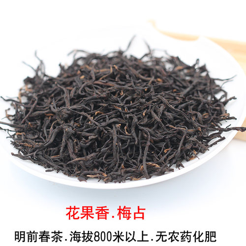 春茶新春茶红茶茶叶新奇异花果香明前早春梅占广西昭平特产红茶
