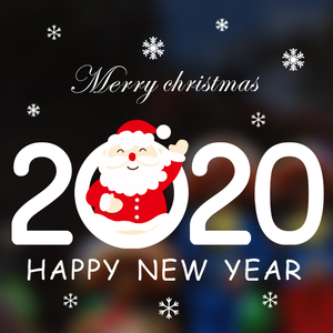 1.9元包邮  圣诞节装饰橱窗贴纸