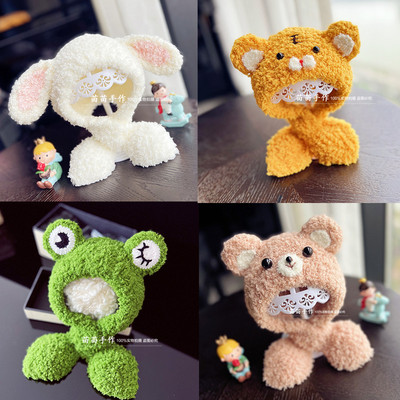 苗苗手作宝宝围巾帽可爱卡通萌