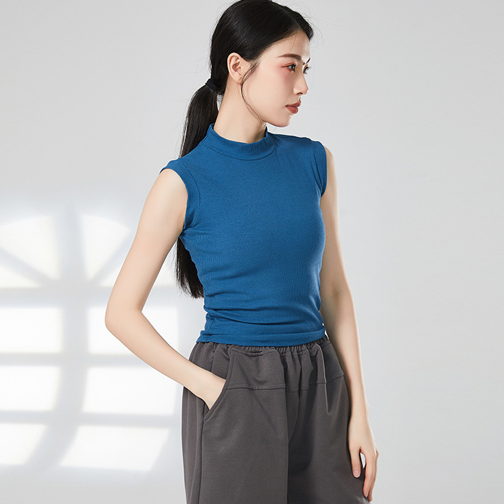 氣質跳舞練功背心無袖上衣