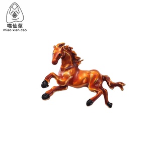 2026新年春节马年小马金属徽章胸针生肖马本命年胸章衣服饰品胸花