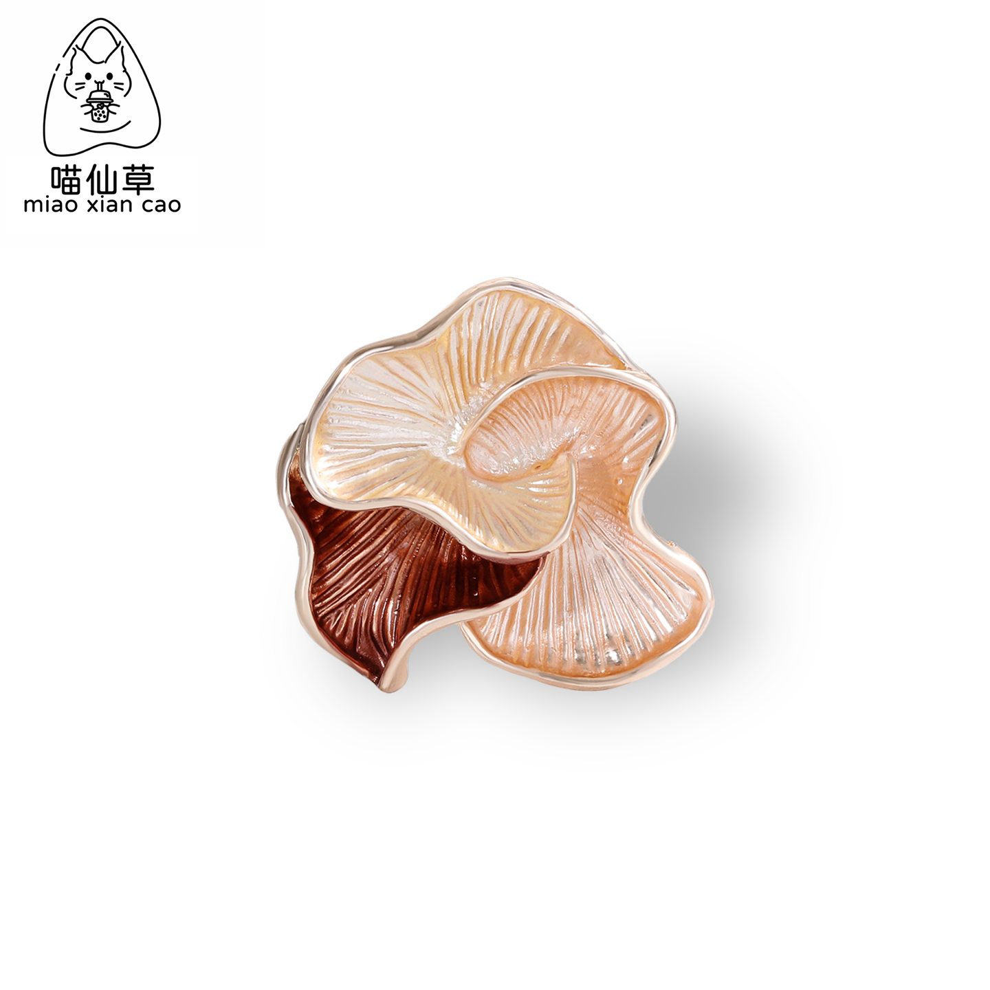 创意花瓣金属精致合金胸针装饰品