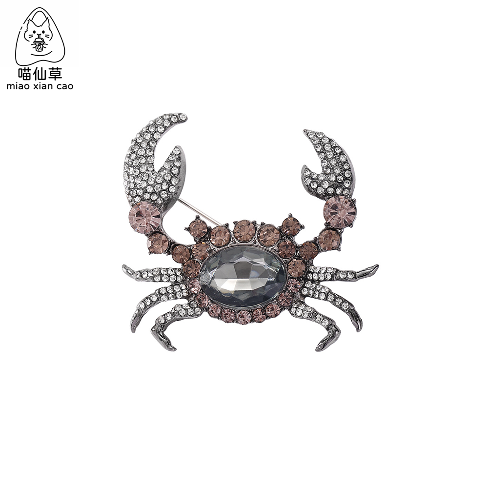 创意巨蟹座欧美风精致胸针饰品
