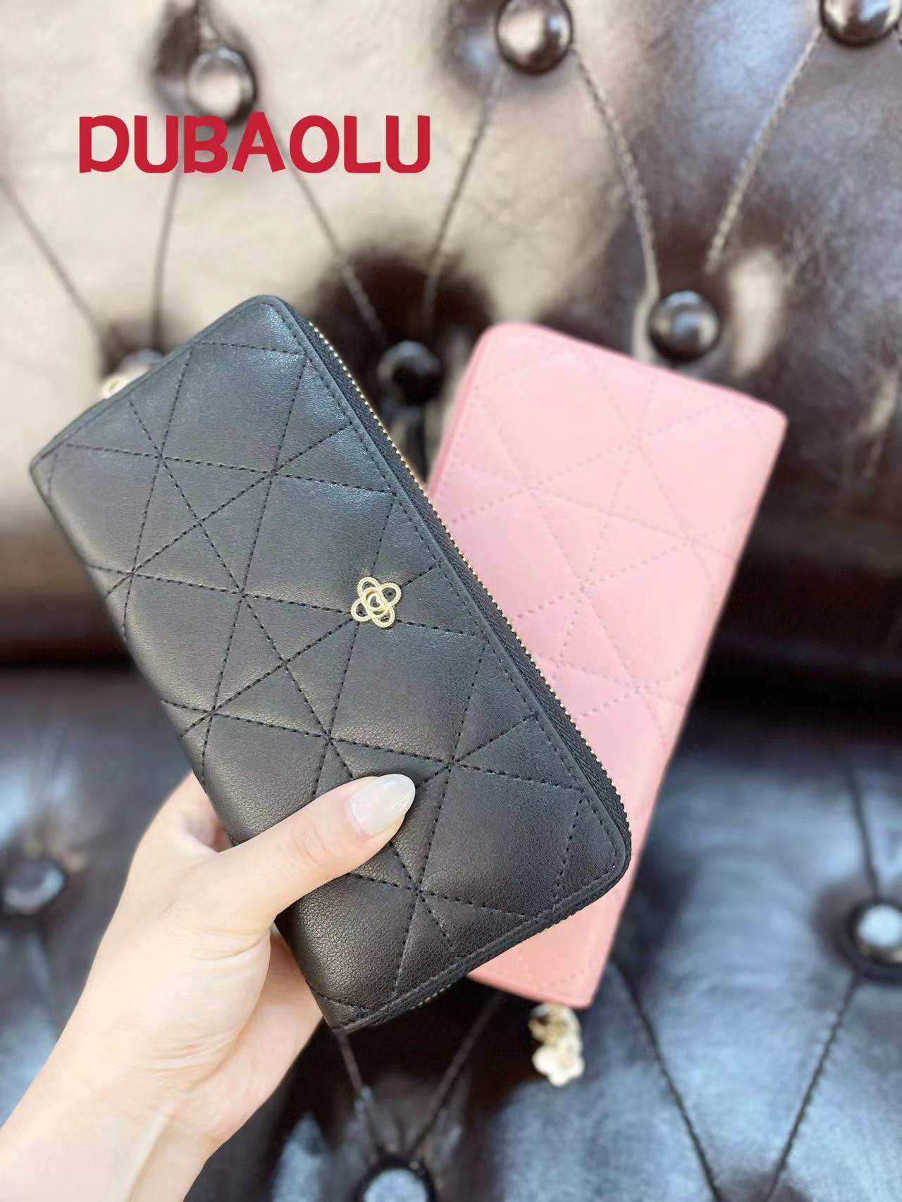 都宝路菱格女钱包长短款款多功能皮夹新款时尚卡包手拿包钱夹拉链,箱包皮具/热销女包/男包,钱包,淘宝优惠券,粉丝福利购,淘宝优惠卷