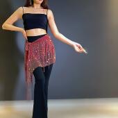 网钻臀巾腰链肚皮舞遮尴尬线配饰沐熙佳原创设计 奥钻小舞裙