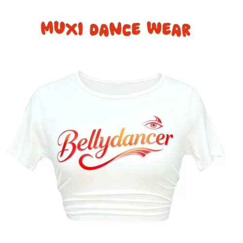 Bellydancer肚皮舞印花上衣队服