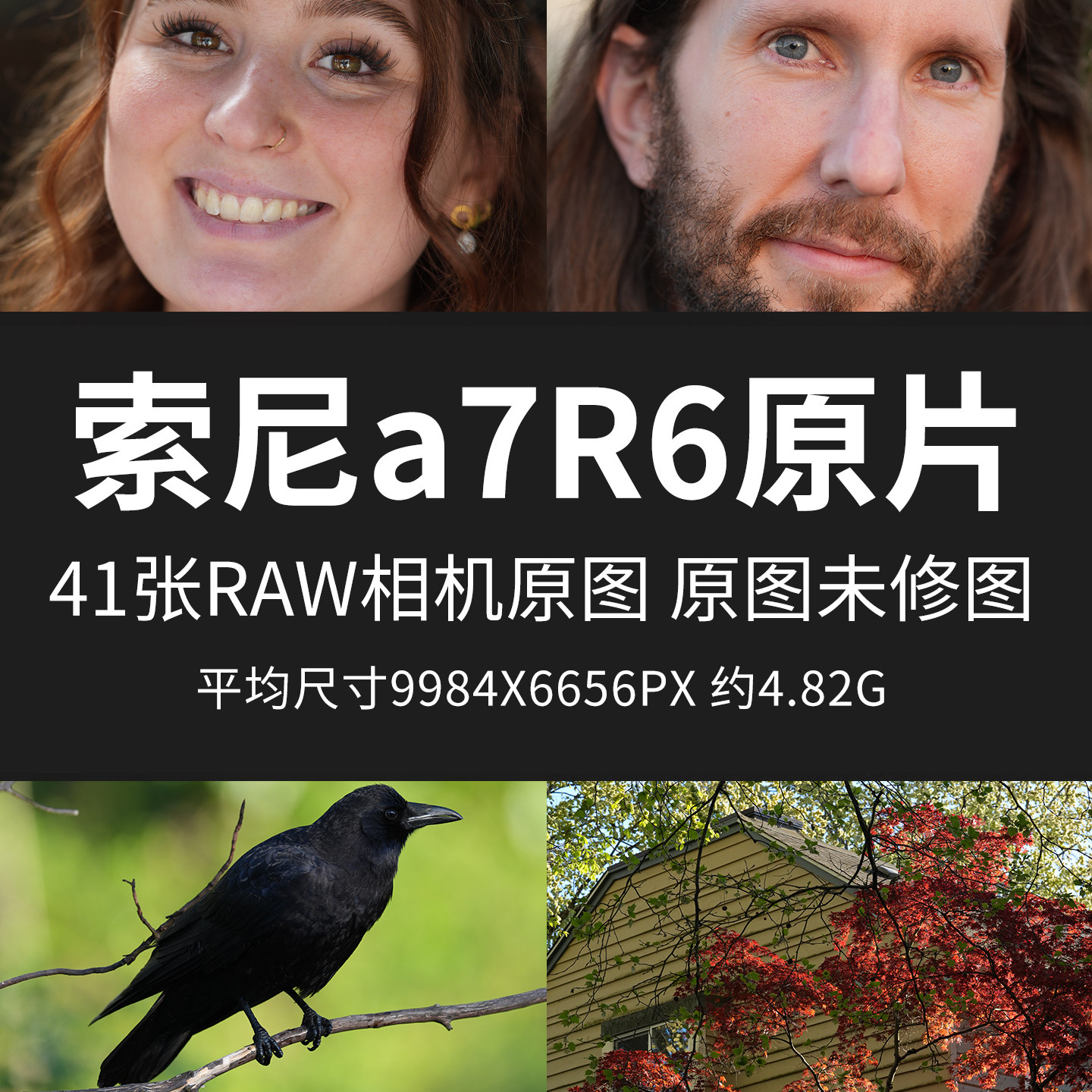 索尼a7R6原片原图RAW+JPG相机a7RVI直出图练习未修参考素材样片图