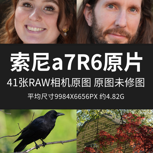 索尼a7R6原片原图RAW+JPG相机a7RVI直出图练习未修参考素材样片图